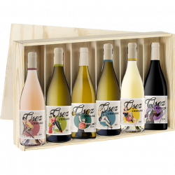 Caisse bois dégustation 6...